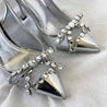 Dolce & Gabbana crystal lori slingback pumps, 41 - BOPF | Business of Preloved Fashion