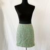 Dolce & Gabbana Green Tweed Mini Skirt - BOPF | Business of Preloved Fashion