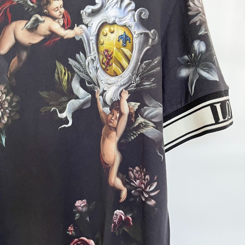 Dolce & Gabbana "King of My Life" Cherub T-shirt - BOPF | Business of Preloved Fashion