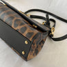 Dolce & Gabbana Leopard Print Leather Medium Miss Sicily Top Handle Bag - BOPF | Business of Preloved Fashion