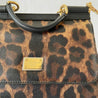 Dolce & Gabbana Leopard Print Leather Medium Miss Sicily Top Handle Bag - BOPF | Business of Preloved Fashion