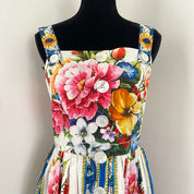 Dolce & Gabbana Majolica printed midi dress - BOPF | Business of Preloved Fashion