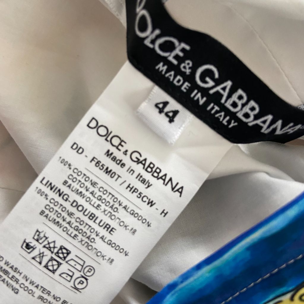 Dolce & Gabbana Majolica printed midi dress - BOPF | Business of Preloved Fashion