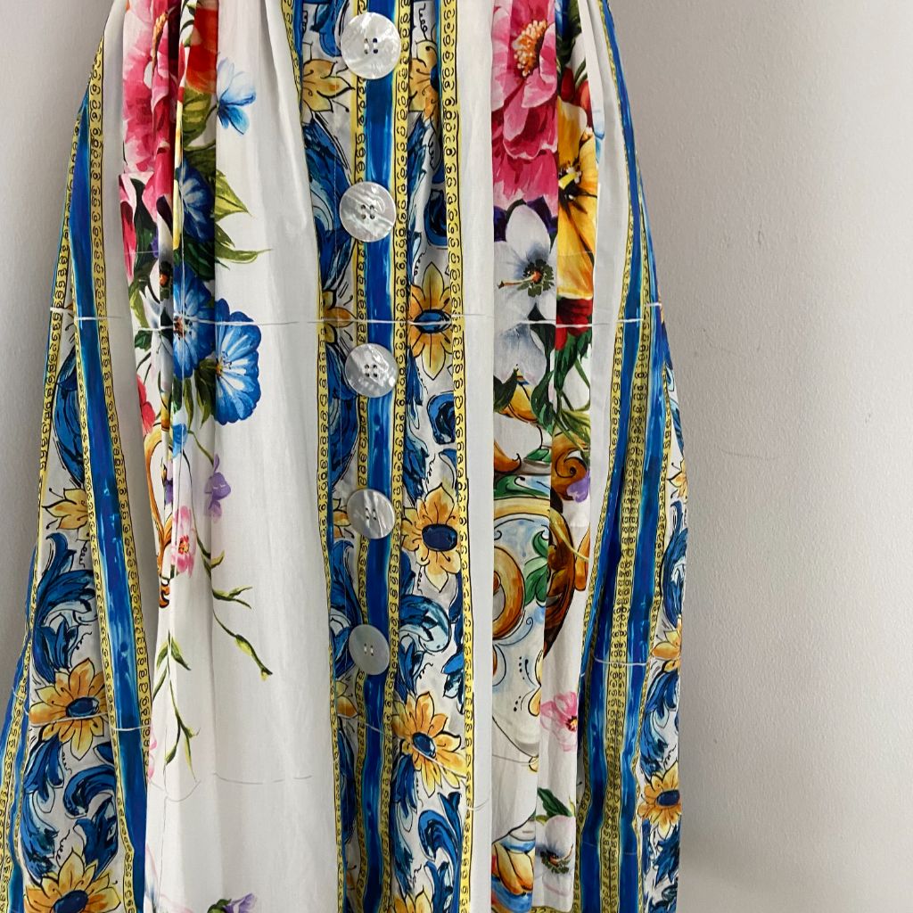 Dolce & Gabbana Majolica printed midi dress - BOPF | Business of Preloved Fashion