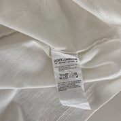 Dolce & Gabbana white t shirt ‘Love is Love’ printed t shirt - BOPF | Business of Preloved Fashion