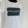 Dolce & Gabbana White T-shirt with Logo - BOPF | Business of Preloved Fashion