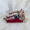 Dolce & Gabbana white/red embroidered detail sneakers - BOPF | Business of Preloved Fashion
