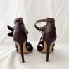 Elie Saab Brown Leather Strappy Sandal Heels, 38 - BOPF | Business of Preloved Fashion