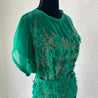 Elie Saab green bead embroidered mini dress - BOPF | Business of Preloved Fashion