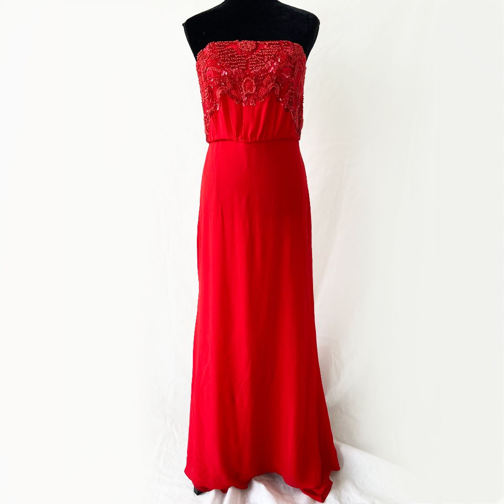 Elie Saab sequin and bead embroidered gown - BOPF