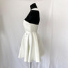 Elisabetta Franchi black and white collar mini dress - BOPF | Business of Preloved Fashion