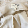 Elizabeth & James Beige Silk pleated detail blazer - BOPF | Business of Preloved Fashion