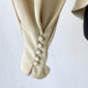 Elizabeth & James Beige Silk pleated detail blazer - BOPF | Business of Preloved Fashion