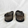 Fendi Brown Leather FF Buckle Slide Sandals, 38 - BOPF | Business of Preloved Fashion