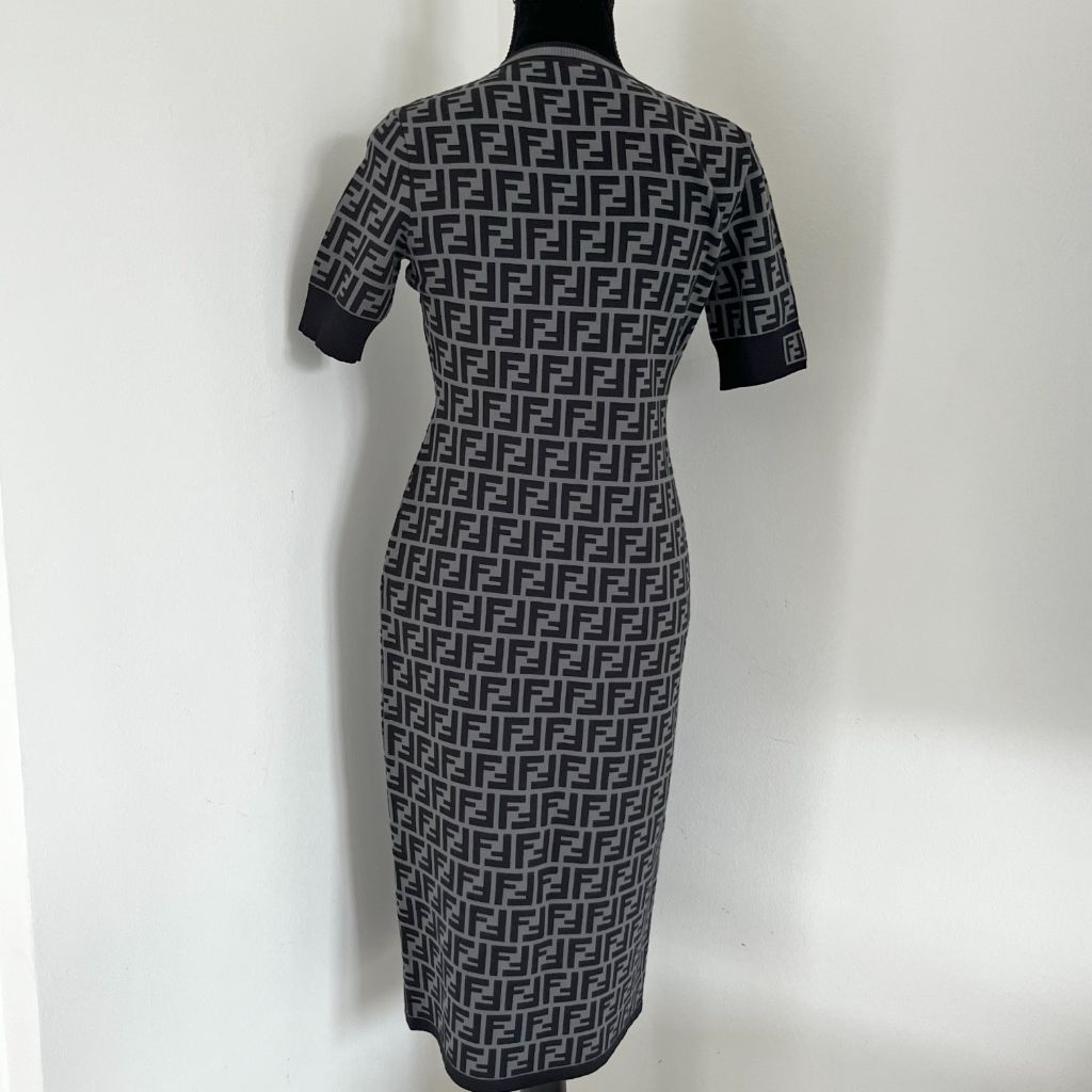 Fendi FF Knit Midi Dress BOPF Business of Preloved Fashion