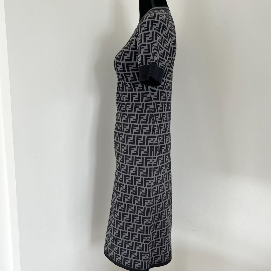 Fendi FF Knit Midi Dress BOPF Business of Preloved Fashion