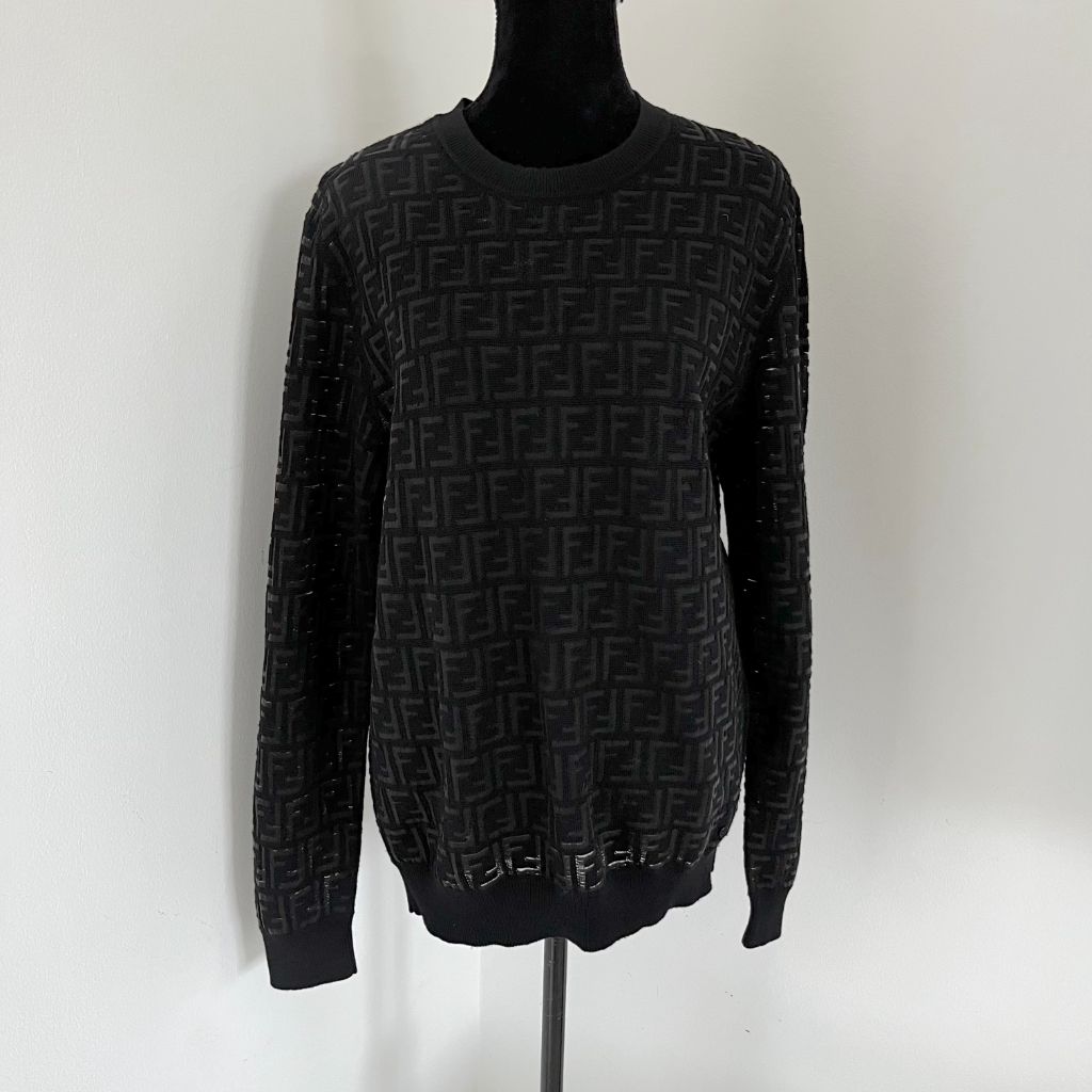 Fendi FF Longsleeve Wool Sweater - BOPF | Business of Preloved Fashion