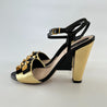 Fendi Gold and black studded wedge sandals, 39 - BOPF | Business of Preloved Fashion