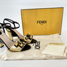 Fendi Gold and black studded wedge sandals, 39 - BOPF | Business of Preloved Fashion