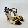 Fendi Gold and black studded wedge sandals, 39 - BOPF | Business of Preloved Fashion