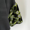 Giambattista Valli Black Floral Print Crop Top - BOPF | Business of Preloved Fashion