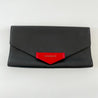Givenchy black leather envelope flap clutch - BOPF | Business of Preloved Fashion