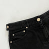 Givenchy black logo band denim shorts, girls - BOPF | Business of Preloved Fashion