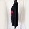 Givenchy 'I Feel Love' long sleeve black jumper - BOPF | Business of Preloved Fashion