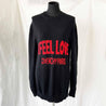 Givenchy 'I Feel Love' long sleeve black jumper - BOPF | Business of Preloved Fashion