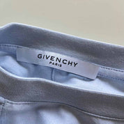 Givenchy Light Blue Distressed Logo T Shirt - BOPF | Business of Preloved Fashion