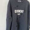 Givenchy Logo Distressed Sweater - BOPF | Business of Preloved Fashion