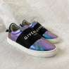 Givenchy purple metallic leather logo sneakers (kids) - BOPF | Business of Preloved Fashion