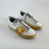 Golden Goose White With Gold Low Top Sneakers, 38 - BOPF | Business of Preloved Fashion