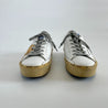 Golden Goose White With Gold Low Top Sneakers, 38 - BOPF | Business of Preloved Fashion
