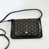 Goyard Black Goyardine Coated Canvas Plumet Crossbody Bag - BOPF | Business of Preloved Fashion