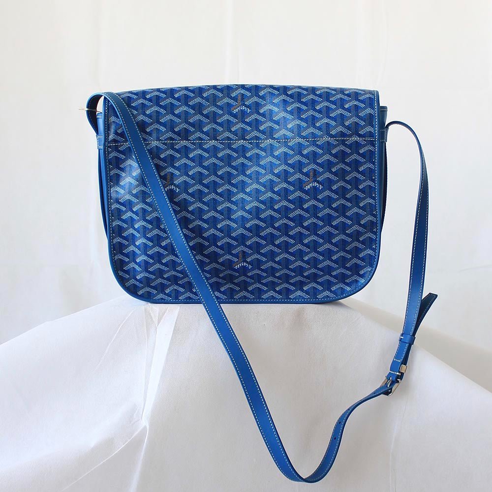 Leather weekend bag Goyard Blue in Leather - 33280062