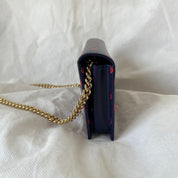 Gucci 1955 Horsebit Polka-Dot Leather Wallet on Chain - BOPF | Business of Preloved Fashion