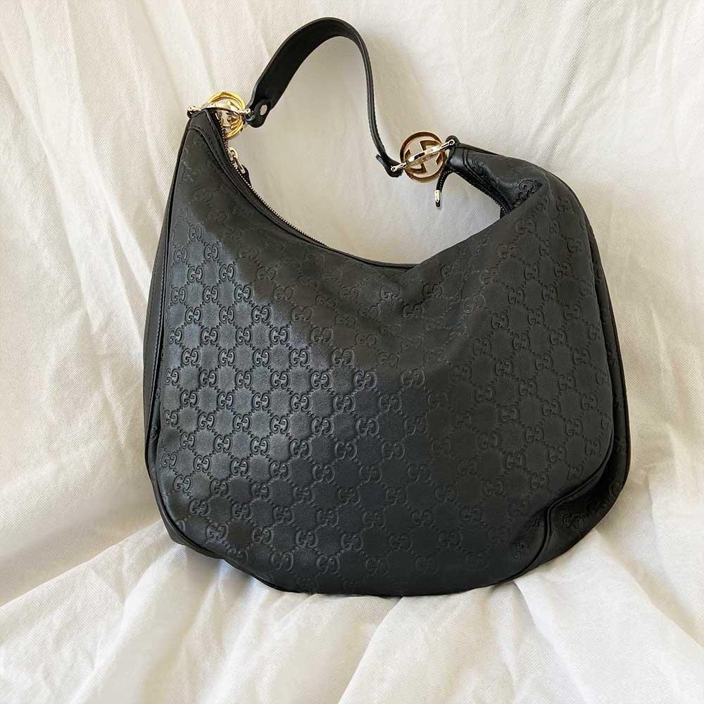 Gucci Black Guccisima Shoulder Bag - BOPF | Business of Preloved Fashion