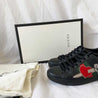 Gucci Black Leather Ace Sneakers, 36 - BOPF | Business of Preloved Fashion