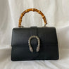 Gucci black Medium Dionysus bamboo top handle bag - BOPF | Business of Preloved Fashion