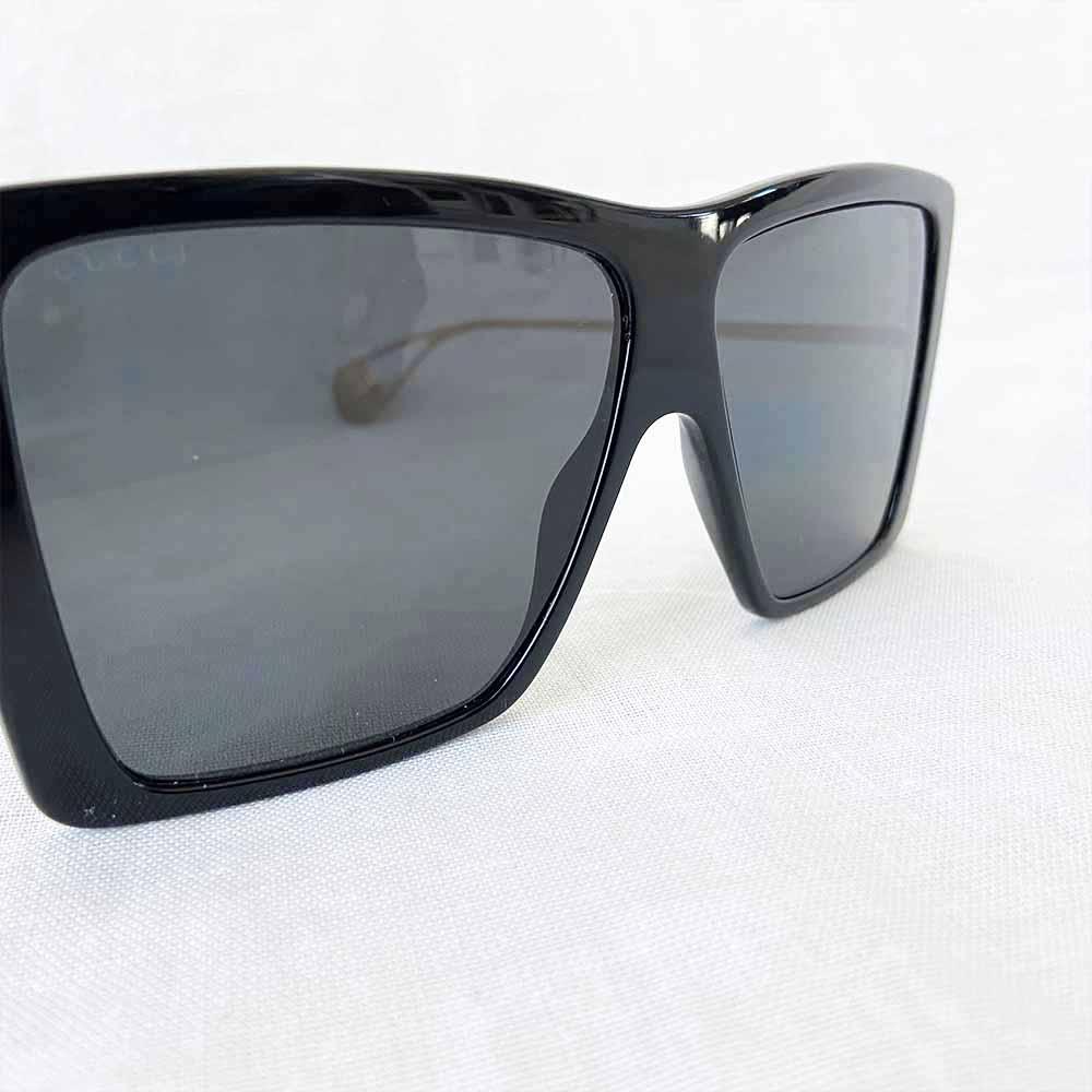 Gucci Black Oversized Sunglasses - BOPF | Business of Preloved Fashion