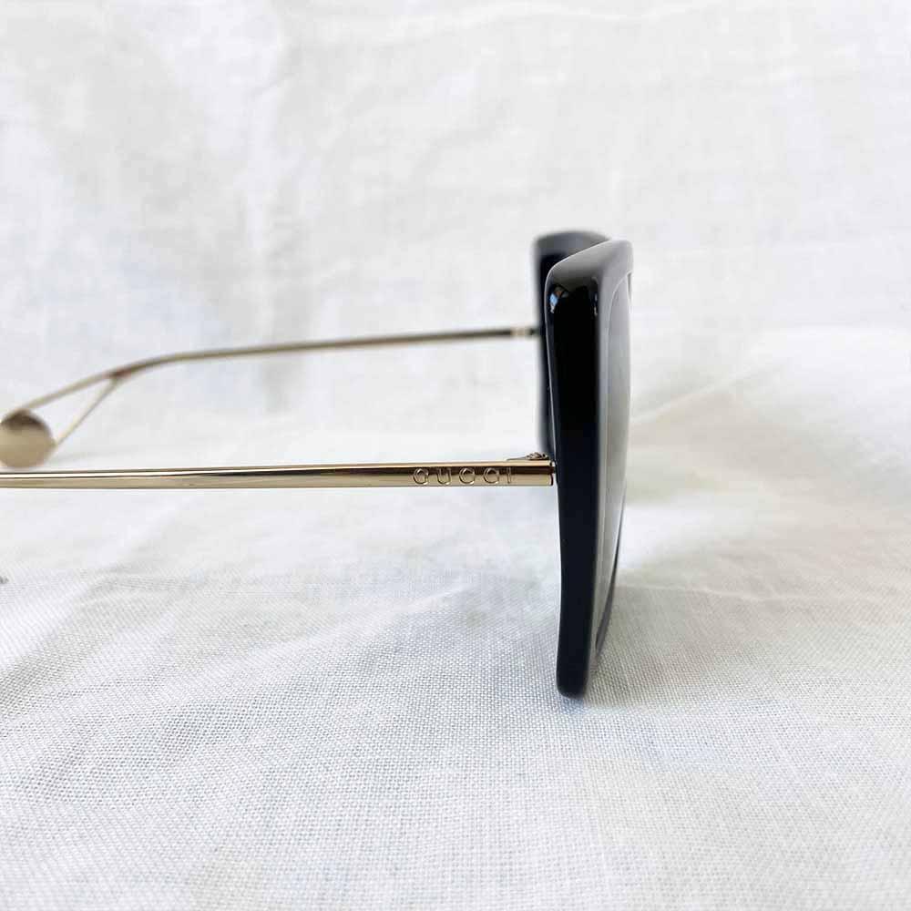 Gucci Black Oversized Sunglasses - BOPF | Business of Preloved Fashion
