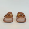 Gucci Brown Leather Zumi GG Interlocking Slide Sandals, 36 - BOPF | Business of Preloved Fashion
