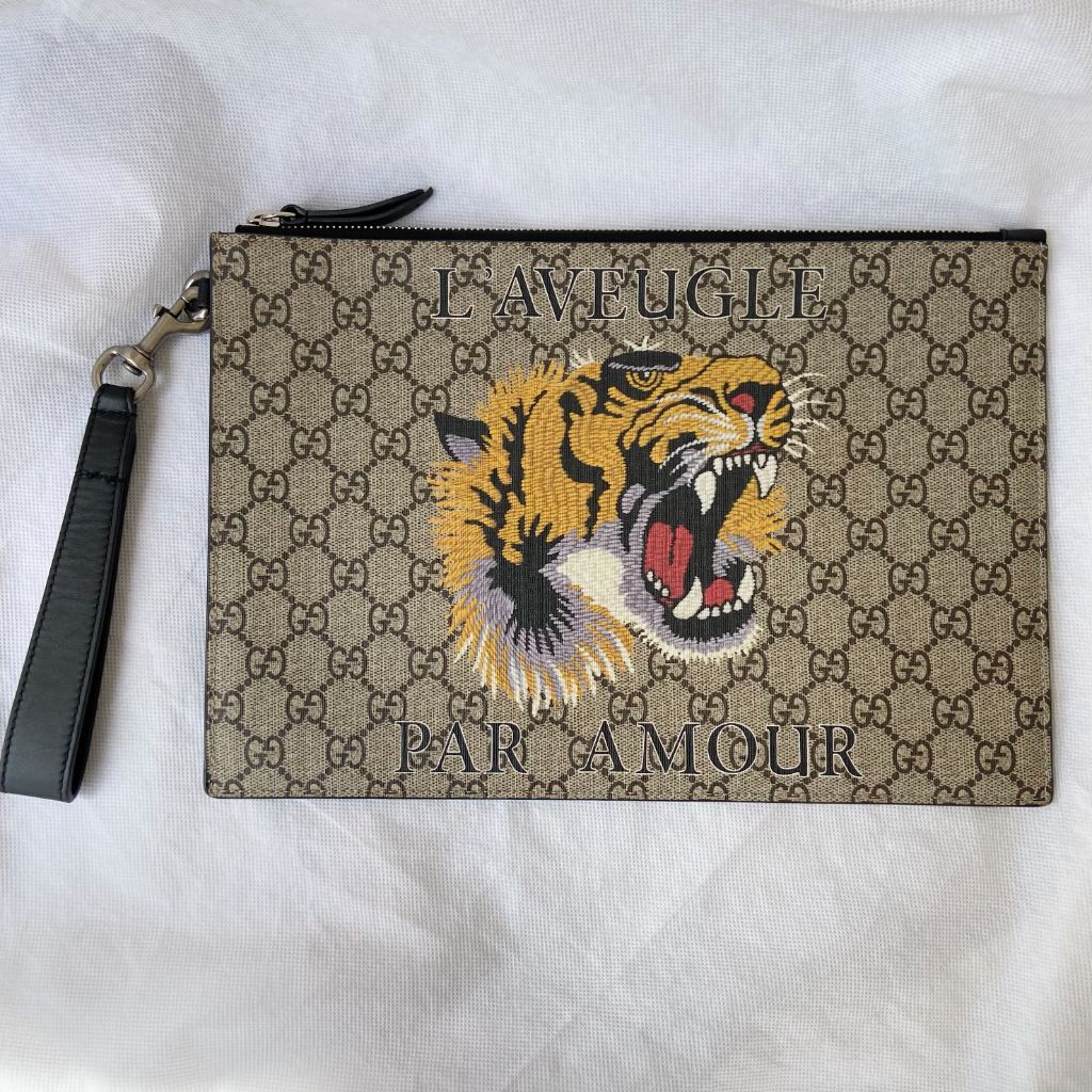 NEW Authentic GUCCI L'AVEUGLE PAR AMOUR TIGER GG iPhone® 6 Hard Case Cover