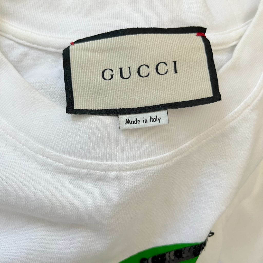 Gucci GG Apple print T Shirt - BOPF | Business of Preloved Fashion