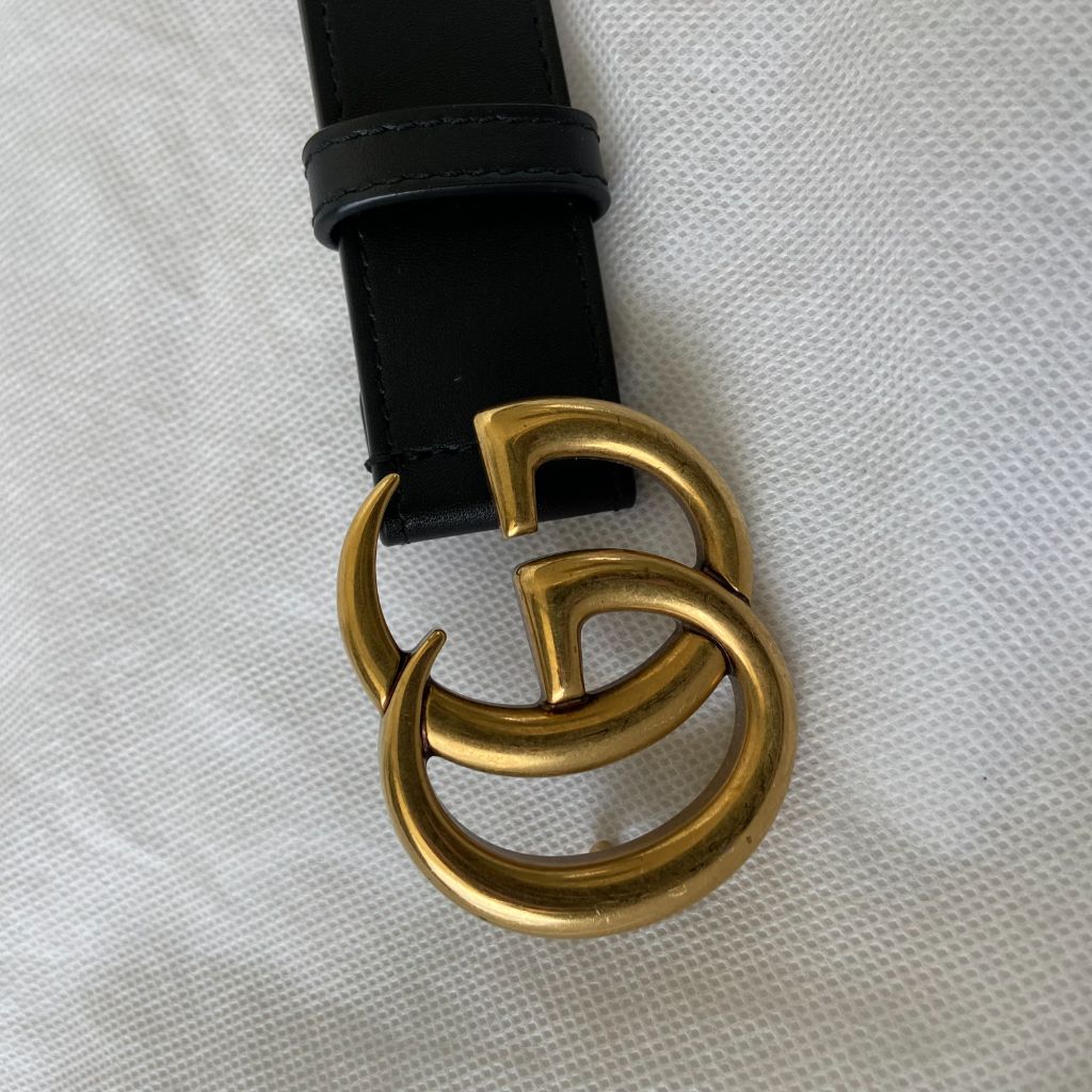 Gucci GG Marmont Belt Leather - BOPF | Business of Preloved Fashion