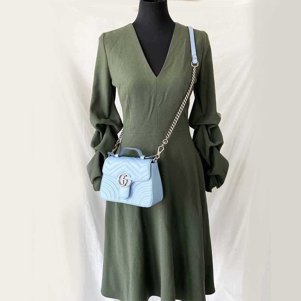 Gucci GG Marmont mini top handle bag - BOPF | Business of Preloved Fashion