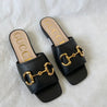 Gucci Horsebit flat sandals, 36 - BOPF | Business of Preloved Fashion
