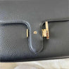 Gucci interlocking G black leather flap bag with goldtone hardware - BOPF | Business of Preloved Fashion