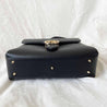 Gucci interlocking G black leather flap bag with goldtone hardware - BOPF | Business of Preloved Fashion